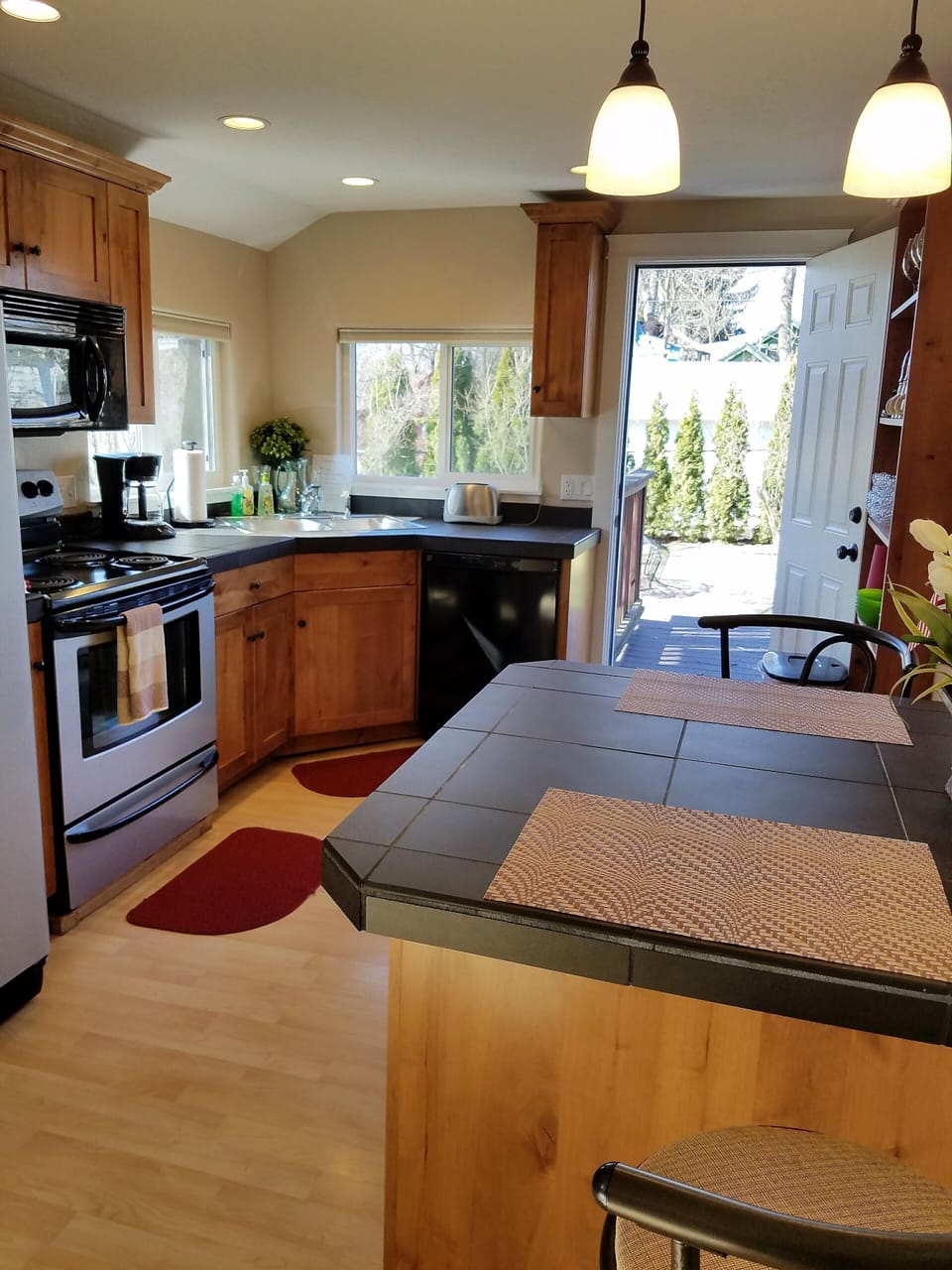 Bright sunny kitchen