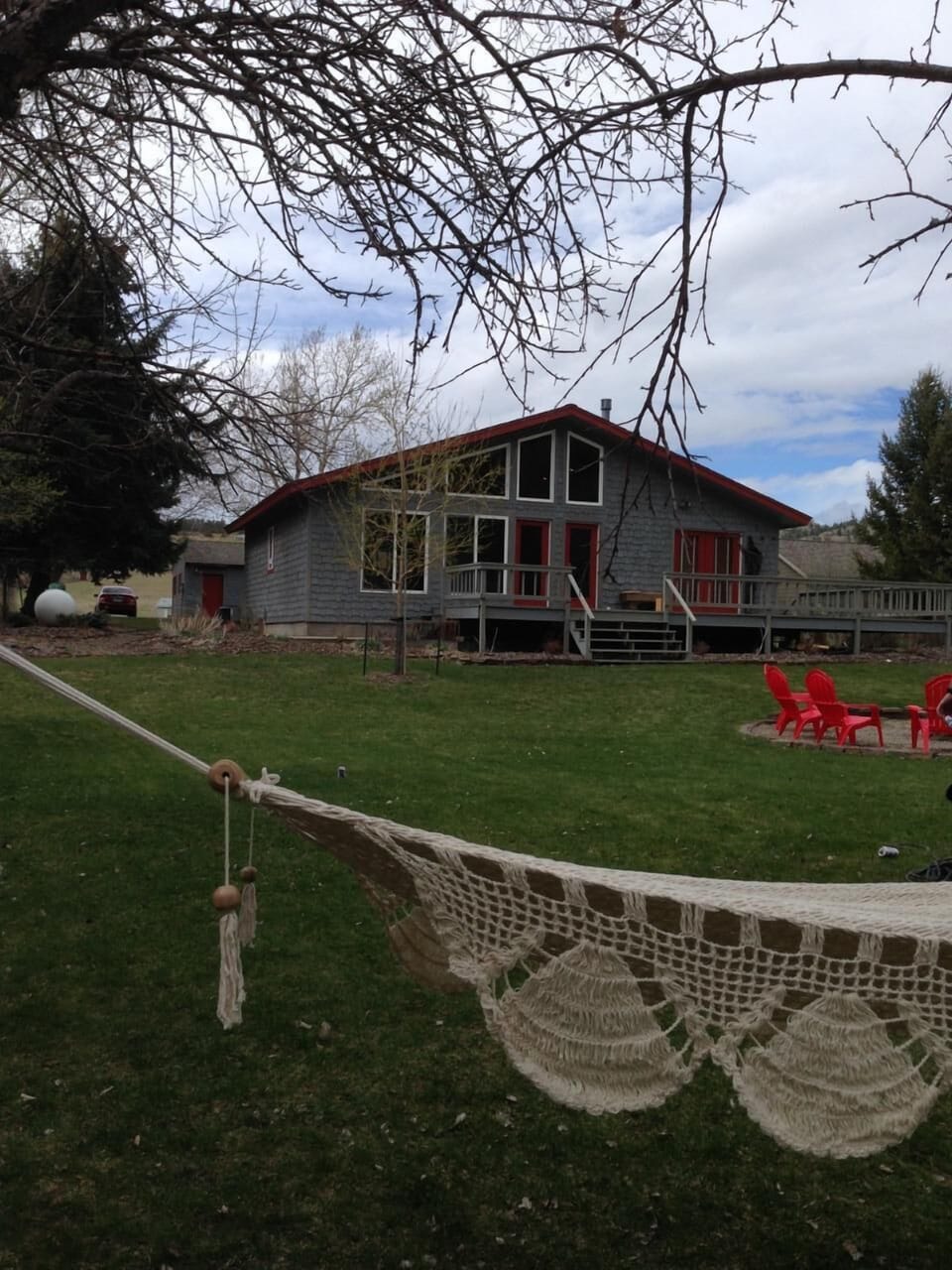 House View from River Bank