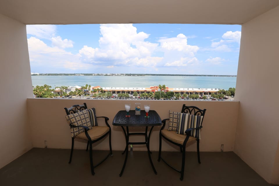 Intracoastal view with convenient shopping across