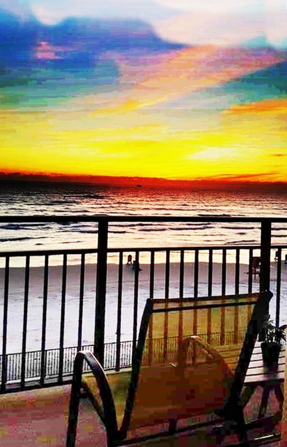 View from Private Balcony 