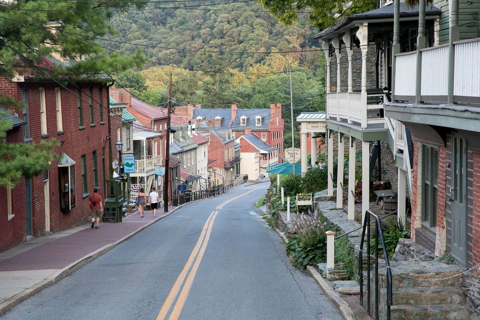 About a 5 minute walk to lower town's shops, restaurants and museums.