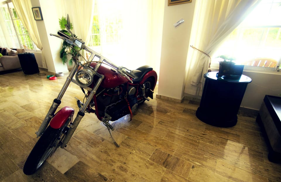Don’t mind our classic Harley... he’s just hanging out ;)