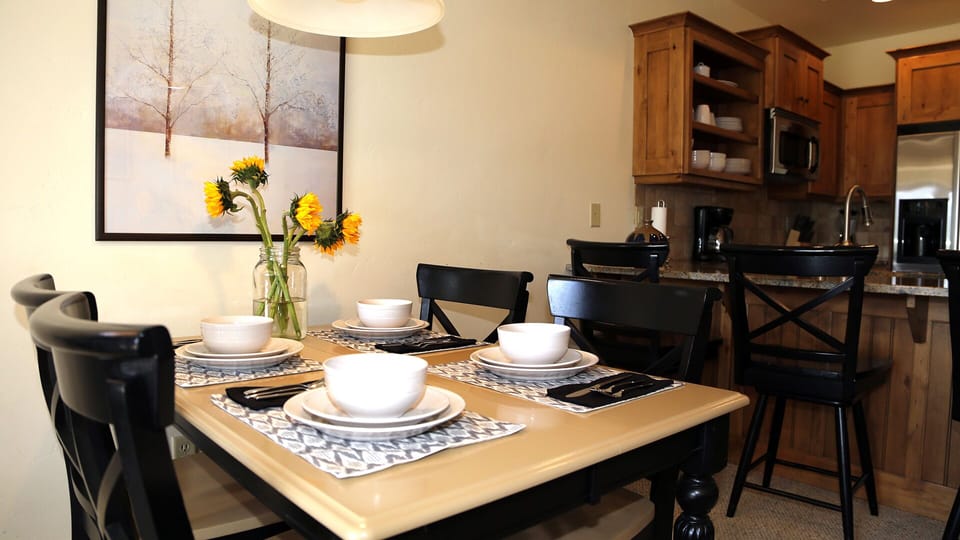 Dining for Four with an additional 3 Spots at the Breakfast Bar