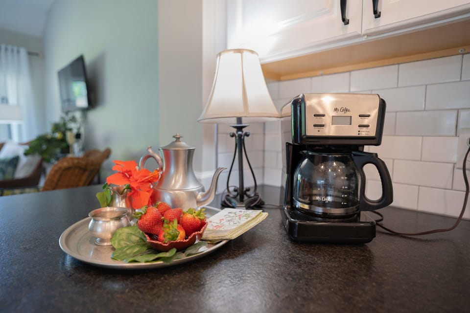 Wake up with a fresh pot of hot coffee.