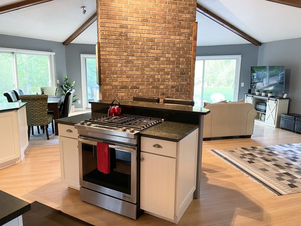 View from the kitchen 