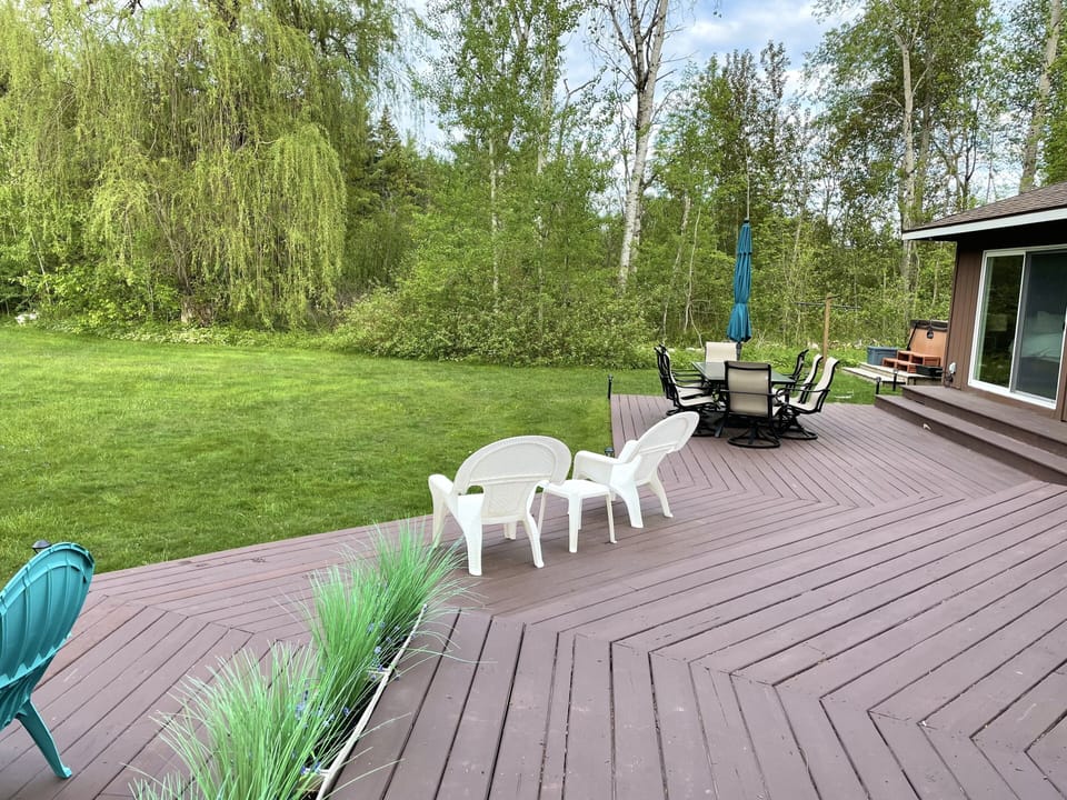 Backyard deck