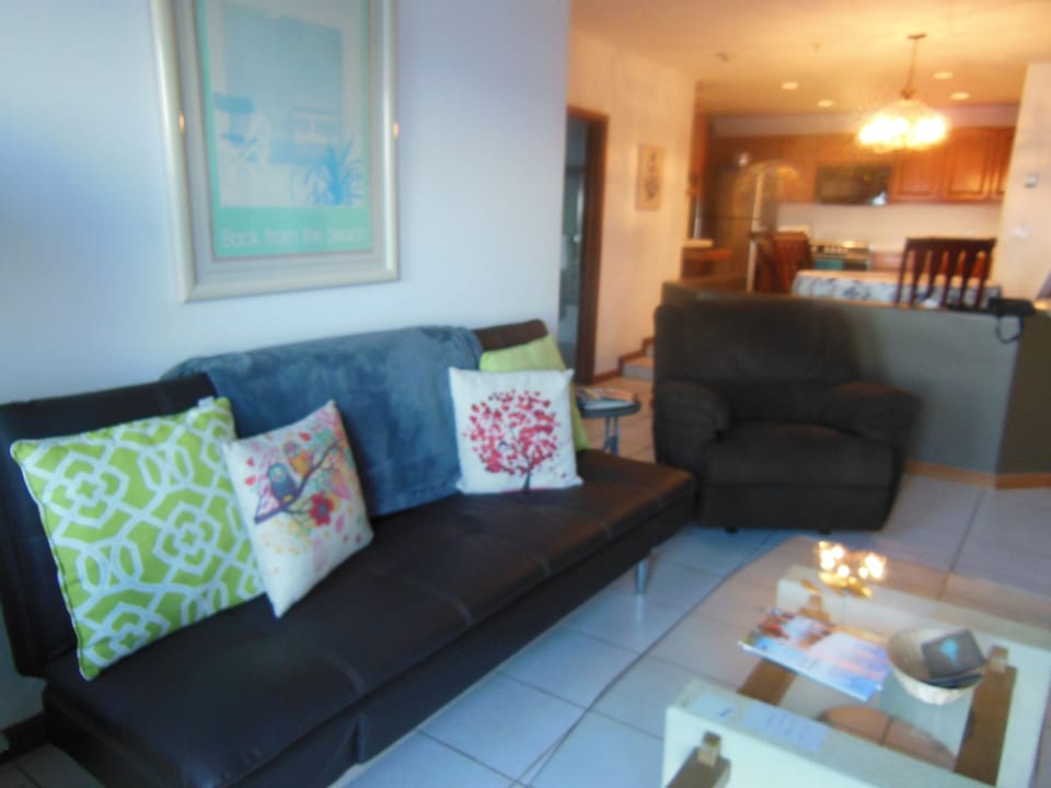 Spacious living room, dining room and Kitchen! Eat in or out on the Balcony!