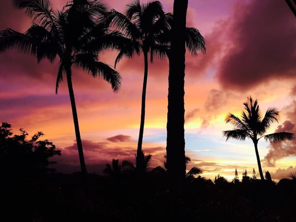 Candy Colored Sunsets from the Balcony