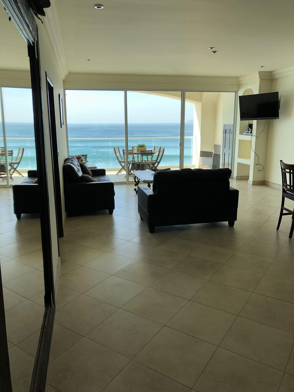 Living Room & Ocean View