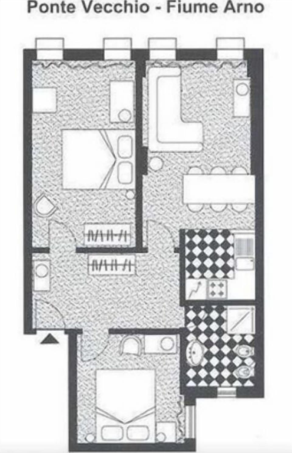 Plan of the apartment: floor #1
