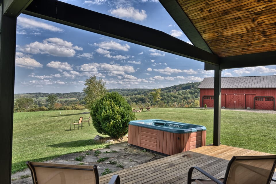 Master bedroom porch