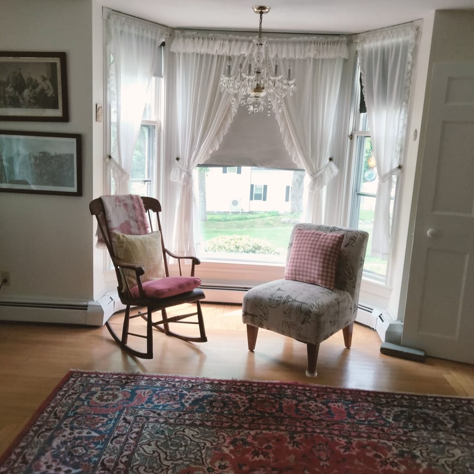 Bay Window for chatting or sipping coffee or playing cards