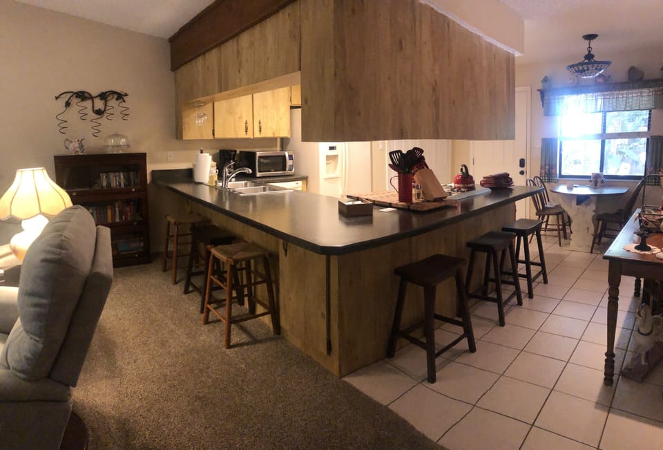 Plenty of seating for meals