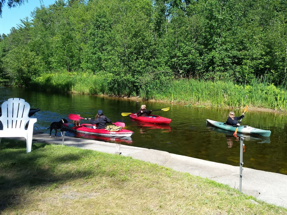 Kayaks available, Canoe included in your stay