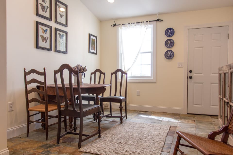 Dining area with access to outdoor patio