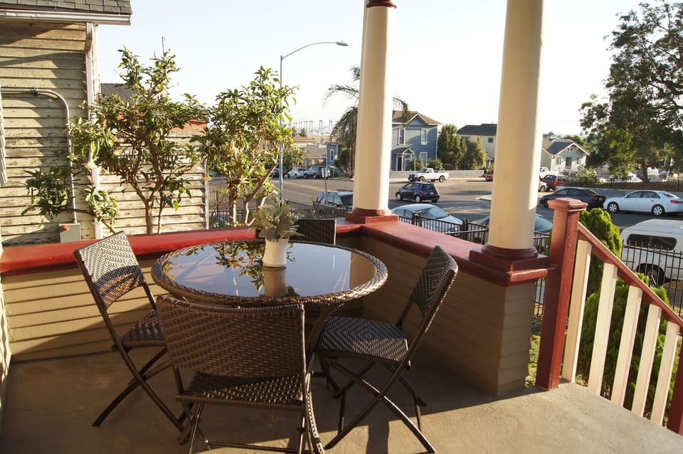 Enjoy a Coffee on our front Porch