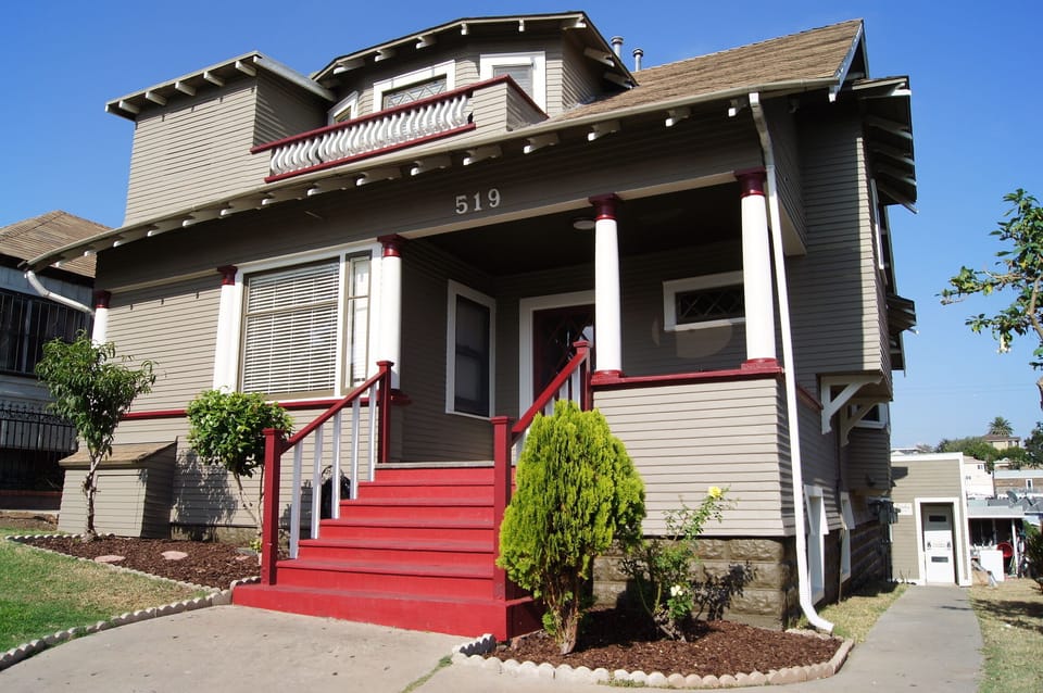 Queen Anne Victorian on Slope Above Downtown.