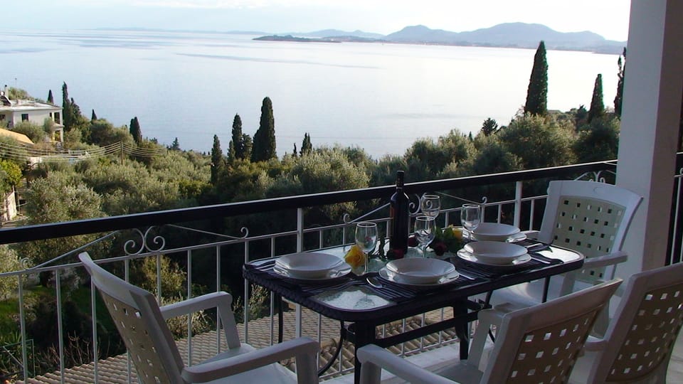 sea view from the balcony