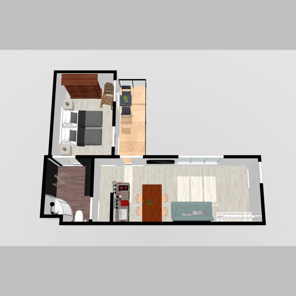 Apt 6 - Top View