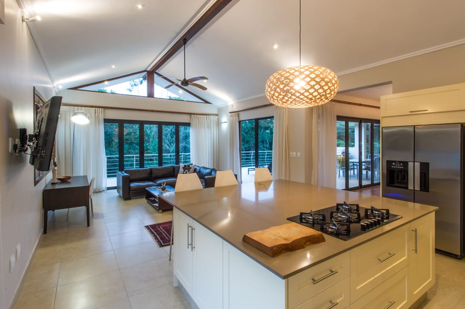 Kitchen/Family Room with TV
