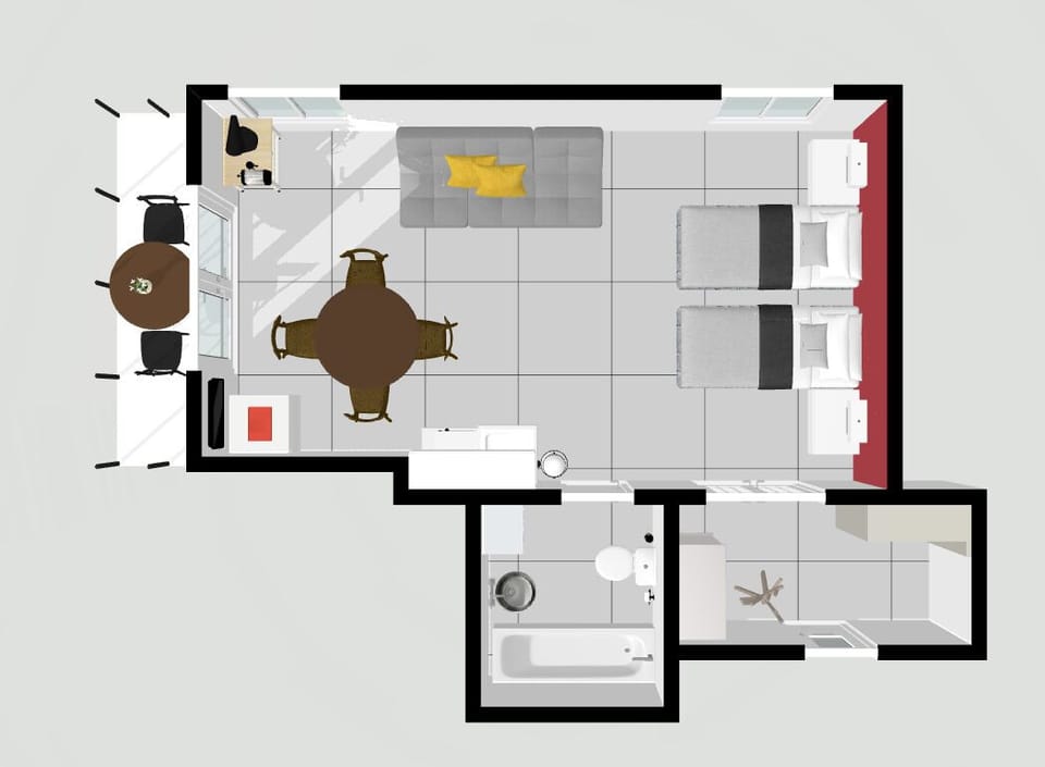 Apt 4 -Top View
