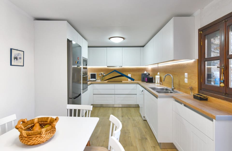 The newly renovated kitchen