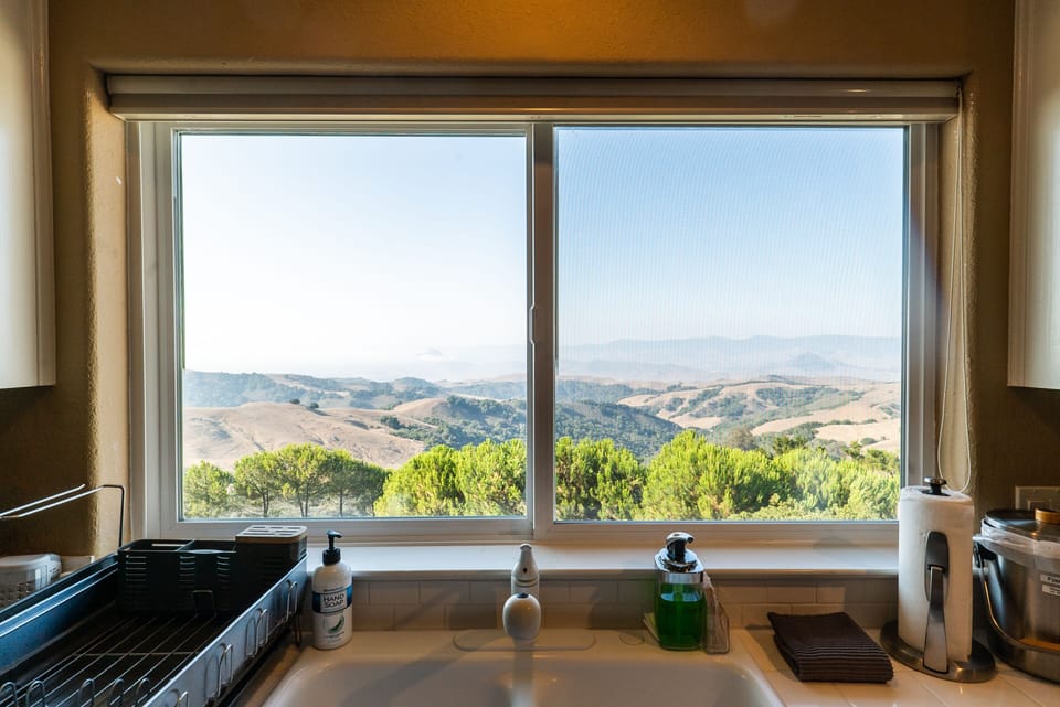 Dishwashing with a View! - Maybe I can wash dishes all day long?