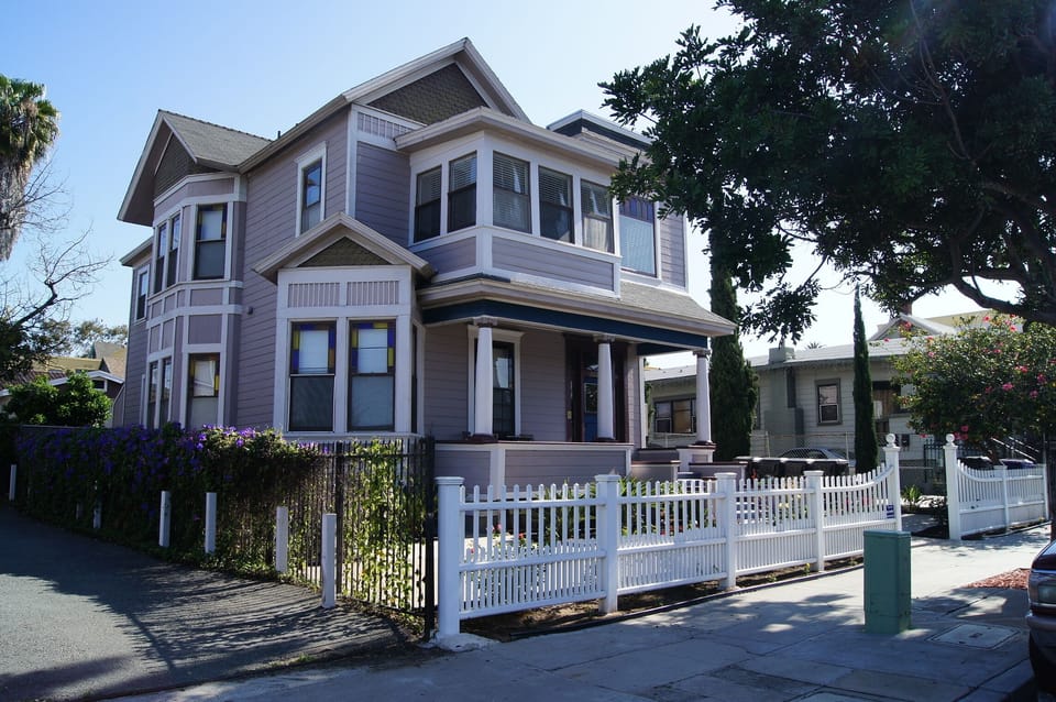 Gorgeous Victorian on Slope Overlooking Downtown San Diego.