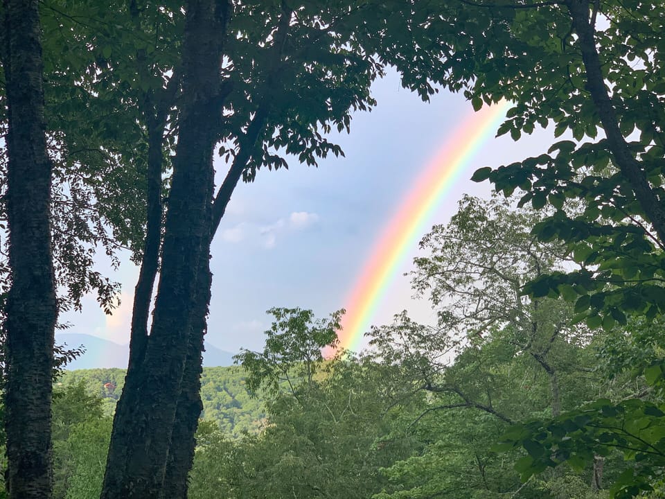 Love the summertime rainbows