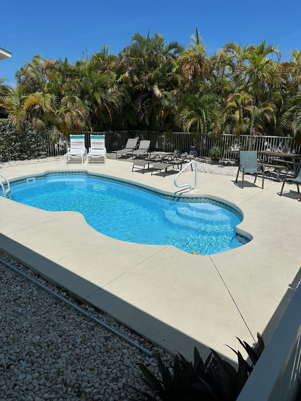 Private pool with new heater 