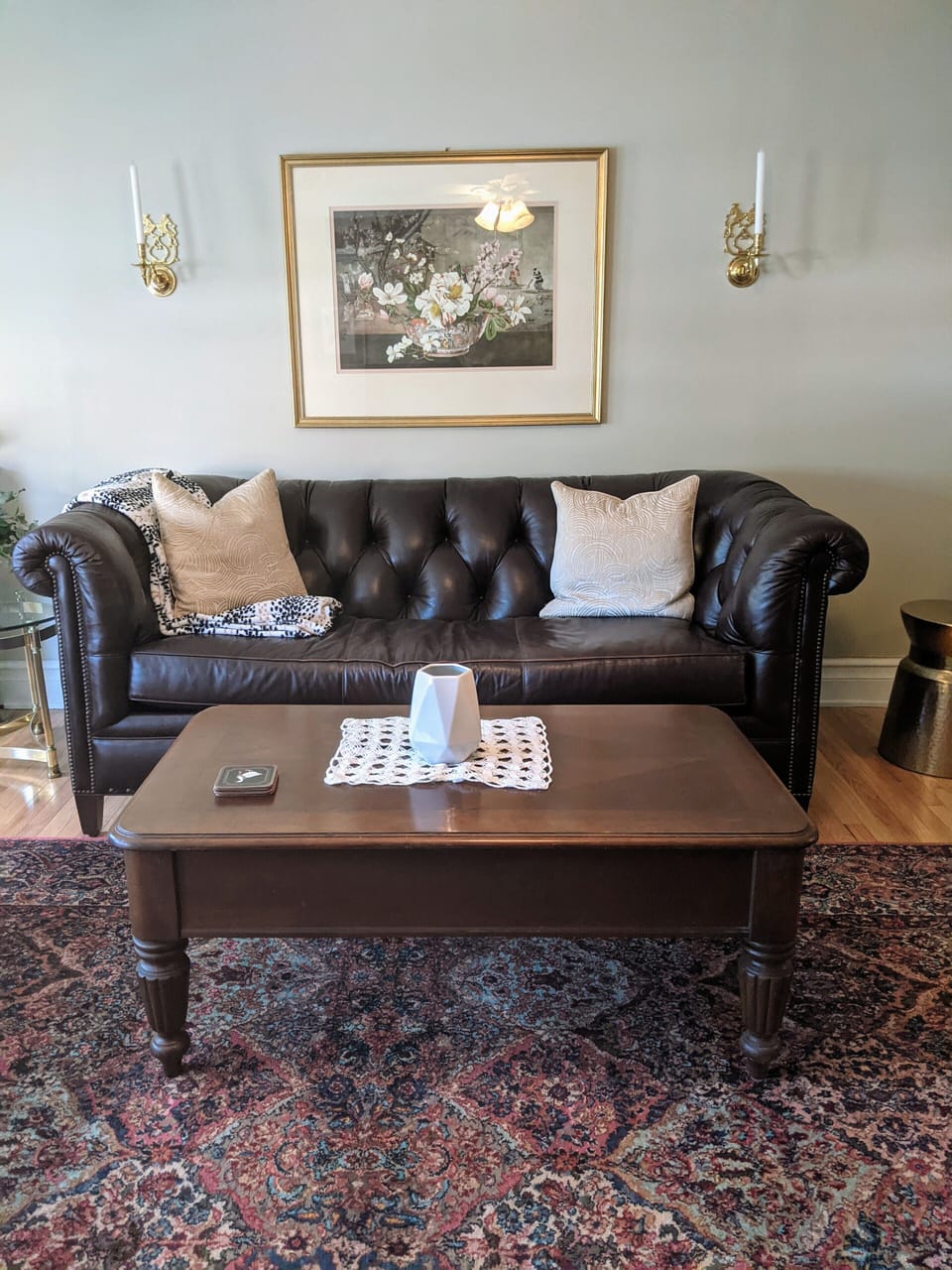 leather sofa for comfortable seating