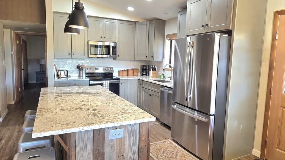 Newly remodeled kitchen