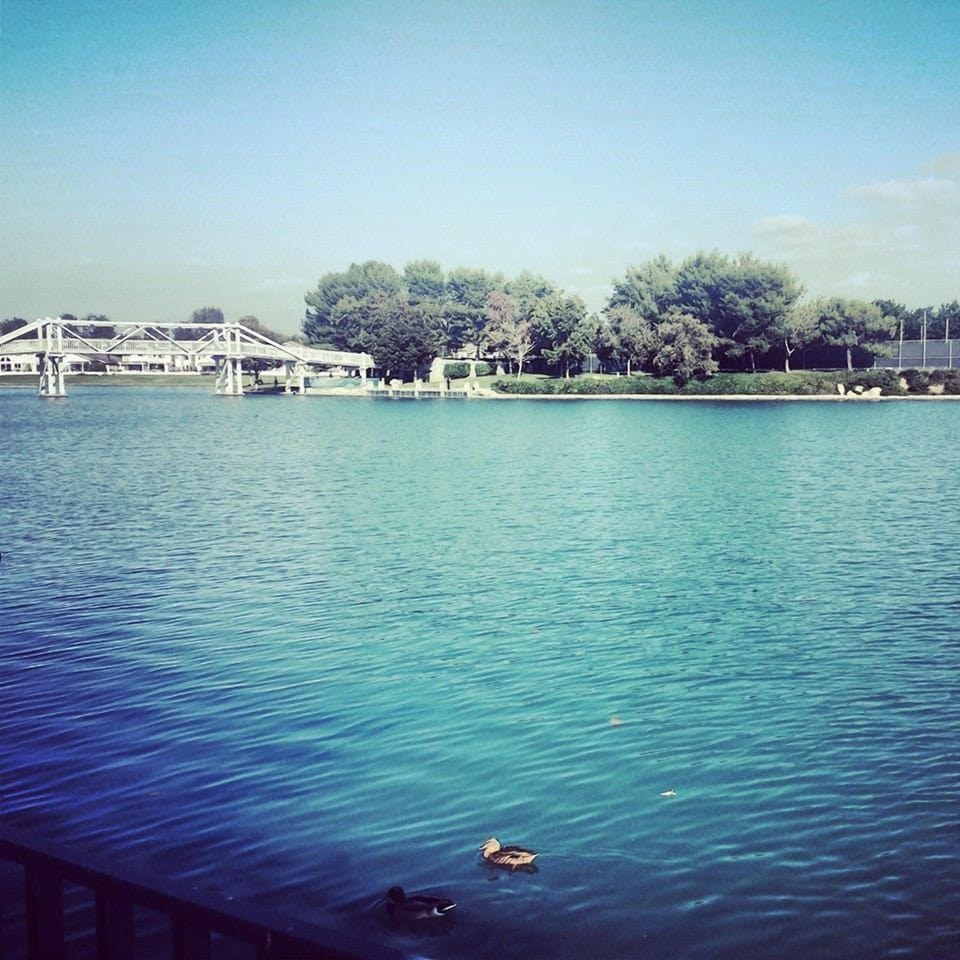 Woodbridge Lake in Irvine. 