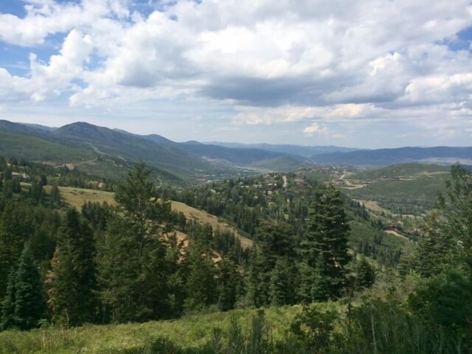Mid-mountain trail at Deer Valley. You can hike to this point from our townhome
