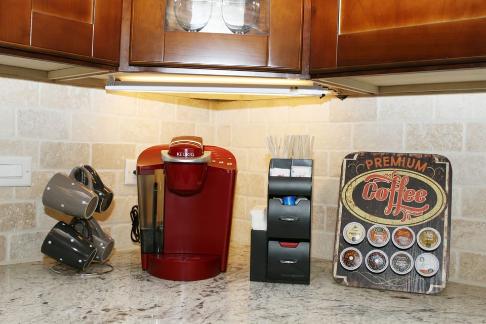 Complimentary coffee and tea