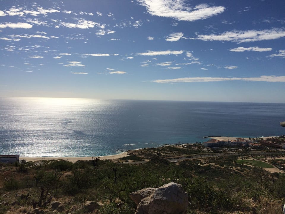 View from the hill behind the Resort
