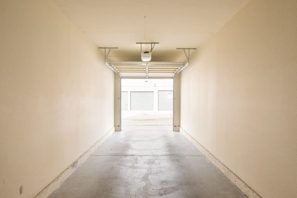 Garage is 8' wide and 8' tall