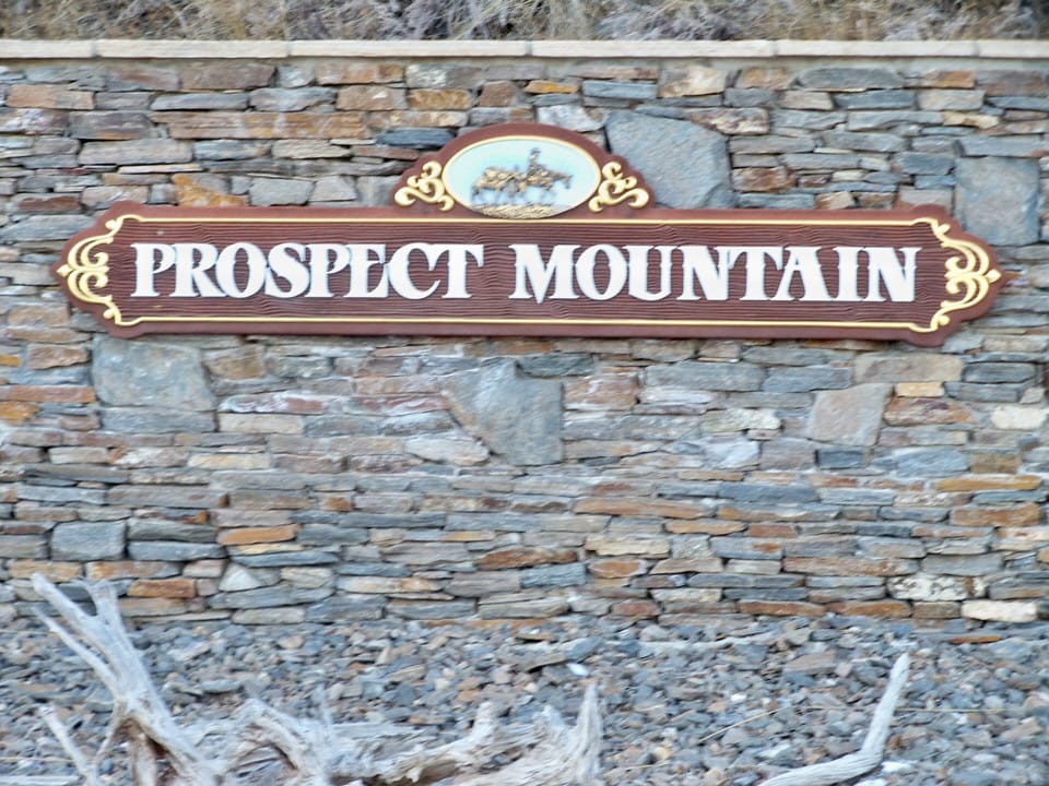 On top of Prospect Mountain.