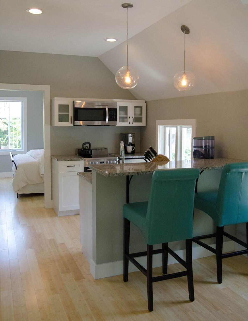 Open Kitchen and Dining Area