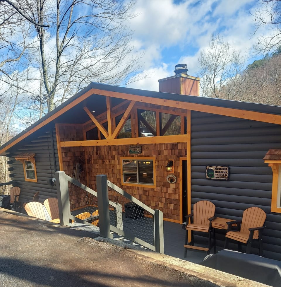 Front of Cabin prior to railing - new photo coming soon