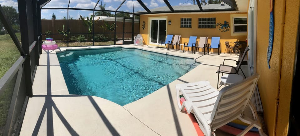 Pool time = fun time! New electric heat pump pool heater in 2018!