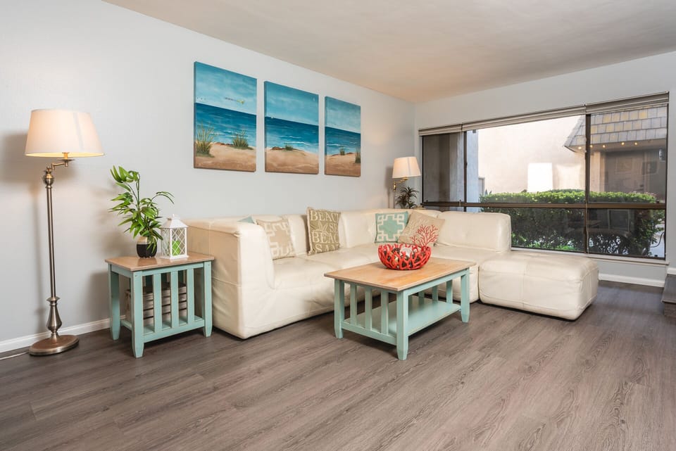 Inviting  lounging area