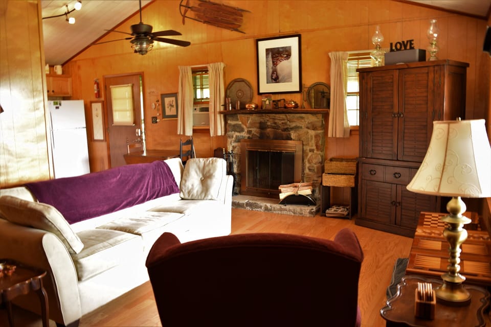 comfortable and cozy open living area