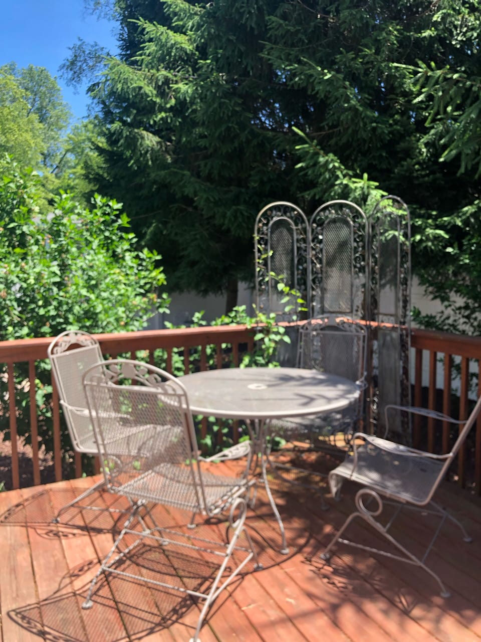 Porch from dining area 