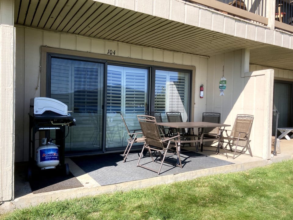 Relax and grill on the patio