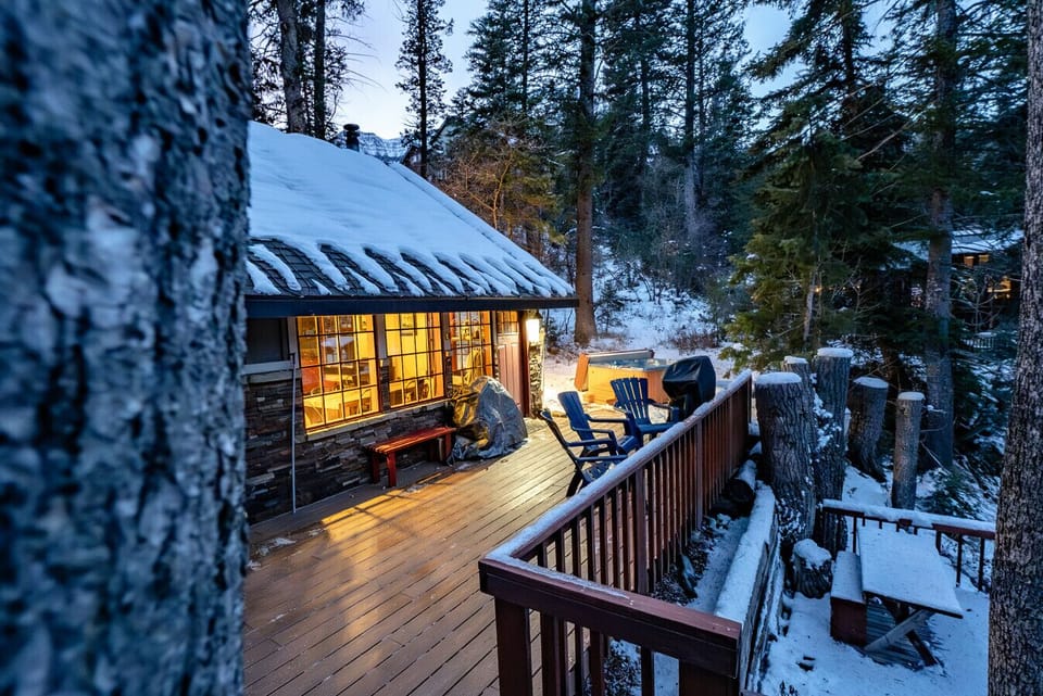 Warm welcome on a snowy evening