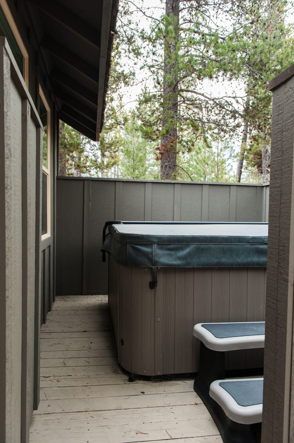 Private hot tub