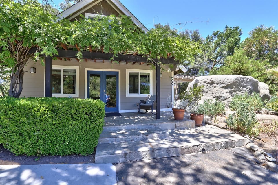  country cottage built around maidu fertility rock