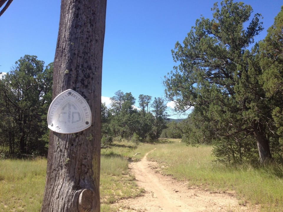 Continental Divide Trail just outside of town