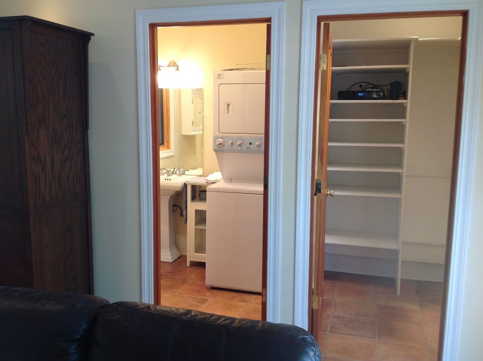 Bathroom and walk-in closet...perfect for a month to month rental.